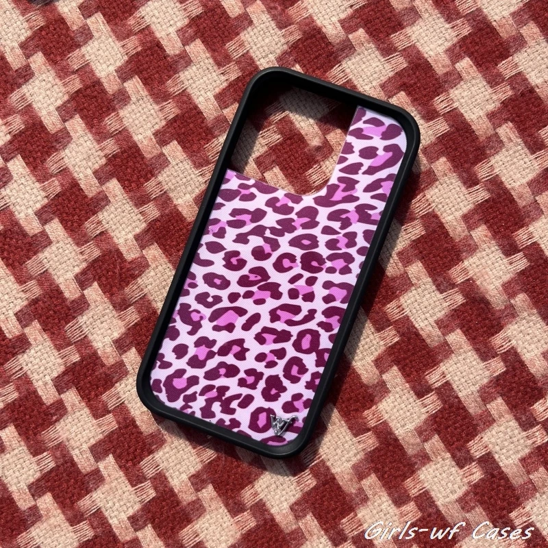 Wildflower Girls Fashion Leopard Print Cherry Tiger Phone Case Cover