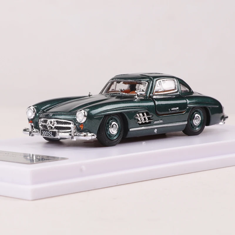 ダイキャスト-男の子用のメルセデスベンツ300slモデルカー,合金