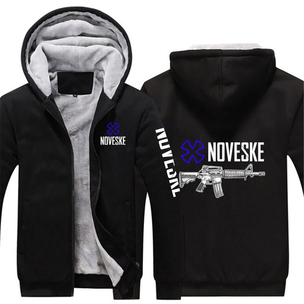 Thickened Hooded Cardigan Zipper Man Autumn Winter Hoodies