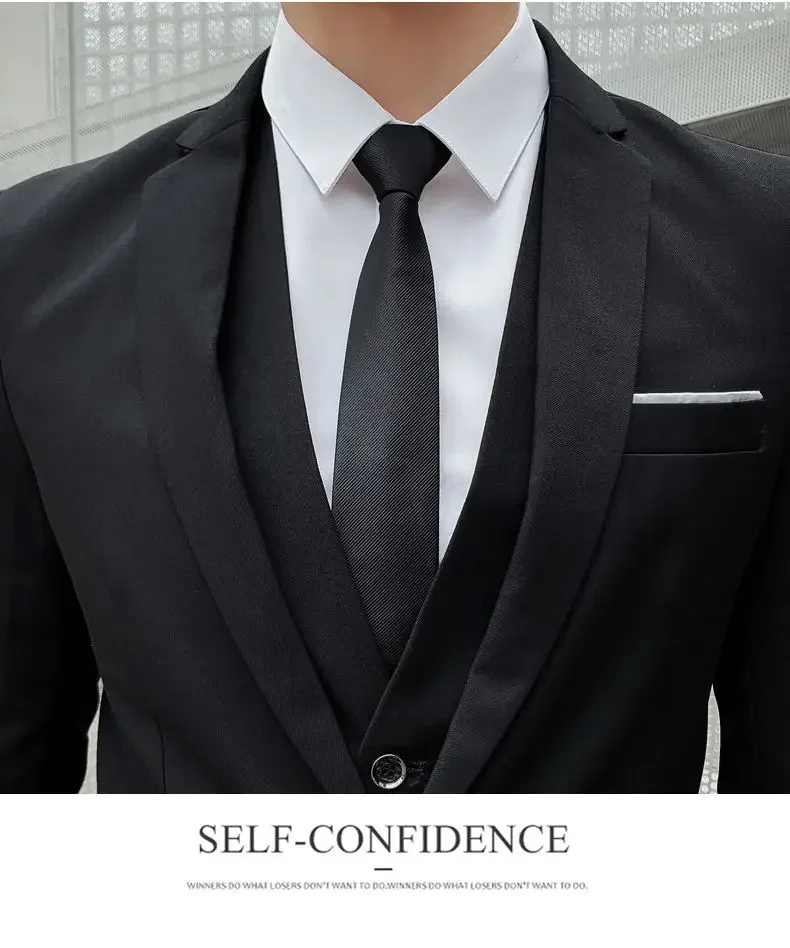 Korean Three-Piece Suit View 1
