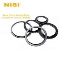 NiSi brass filter adapter ring lens connects multiple filters through adapter rings 1