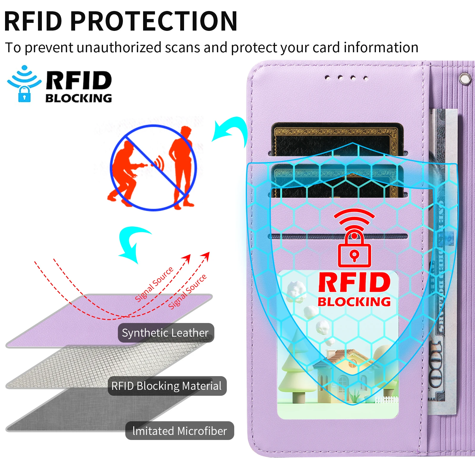 3D Dog Pattern Leather Wallet Flip Phone Case