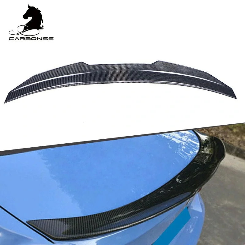P Type Car Spoiler Wing Carbon Fiber Rear Spoiler for BMW F87/F22