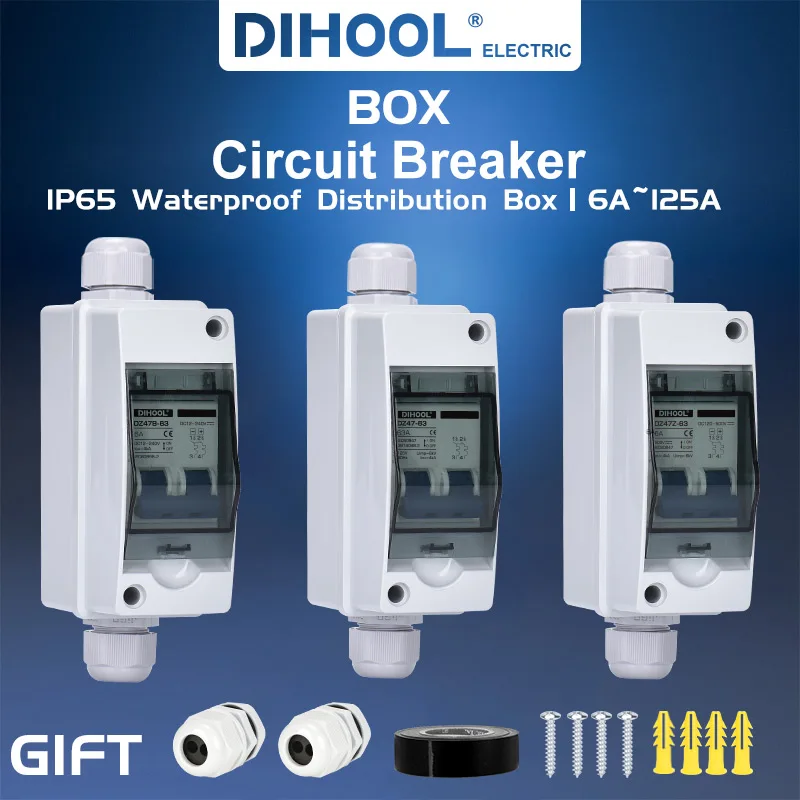 Distribuição Impermeável Ip65 do Interruptor do Isolador da Desconexão para o Sistema Fotovoltaico Caixa 12v 24v 36v 48v 500v Solar do Combinador da C.c. do pv