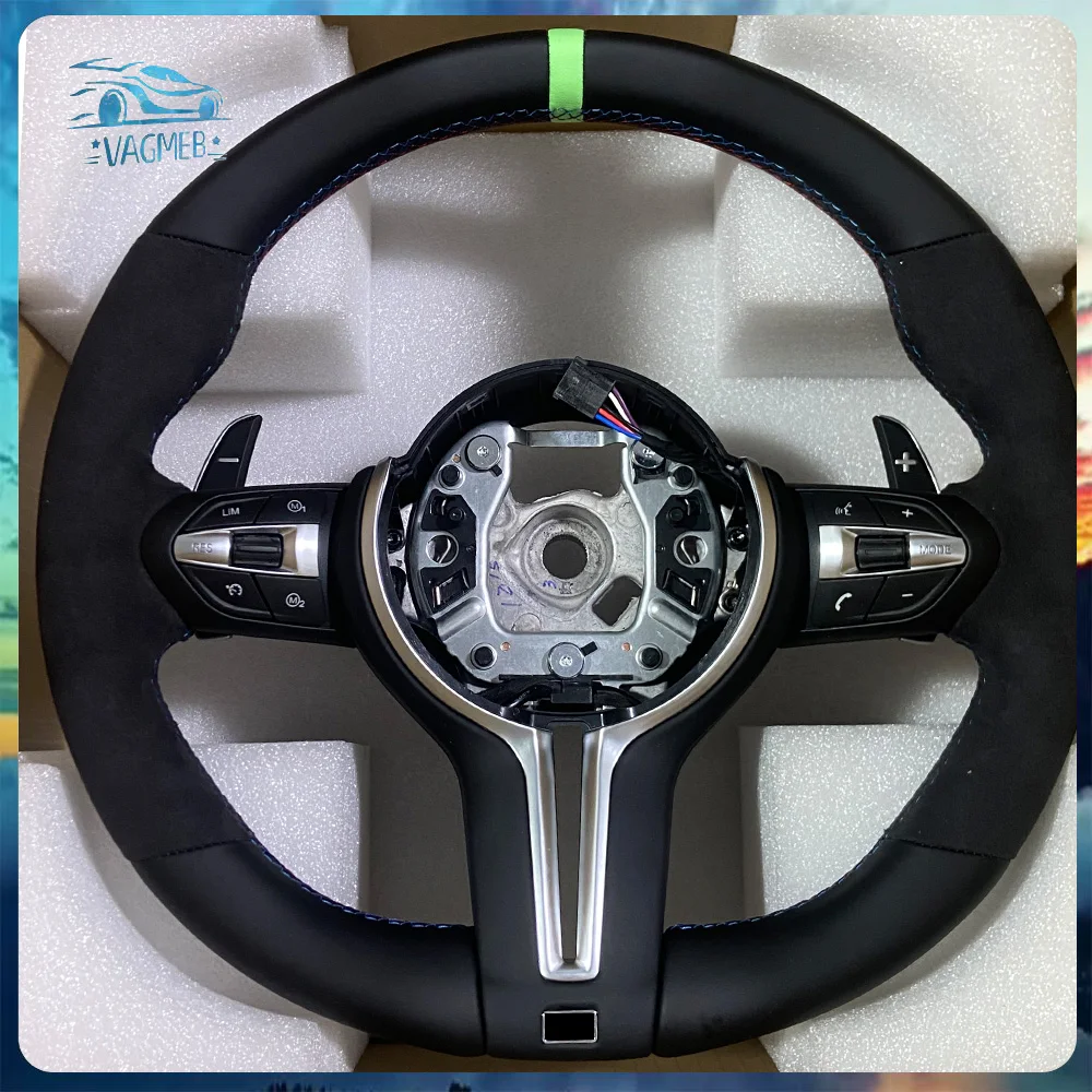 BMW M3 M5 F01 F06 F07 F10 F11 F12 F13 F20 F21 F22 F25 F30 F31F32 F33 F34 F36 하프 알칸타라 M 스티어링 휠 어셈블리