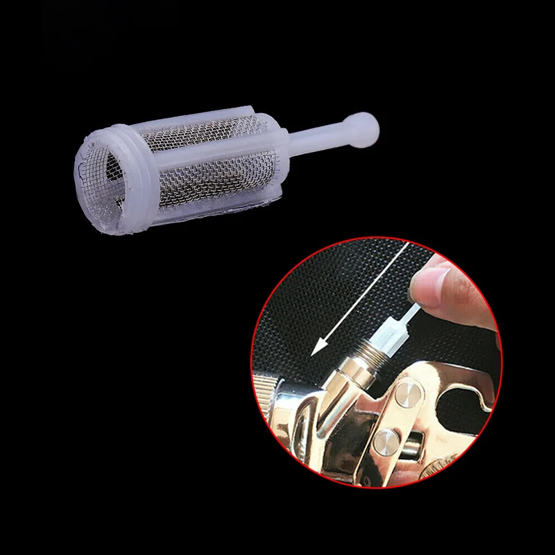 10Pcs/Set Plastic Auto Car Disposable Gravity Type Feed Filter Paint Spray Gun Mesh Strainers Tool Diameter 11mm Length 36mm