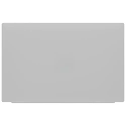 Premium Laptop LCD Back Cover and Palmrest Base Case Set (A shell silver)