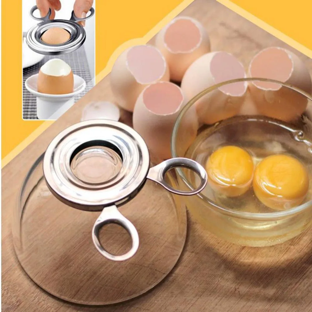Egg Shell Opener Cutter Scissors Utensil