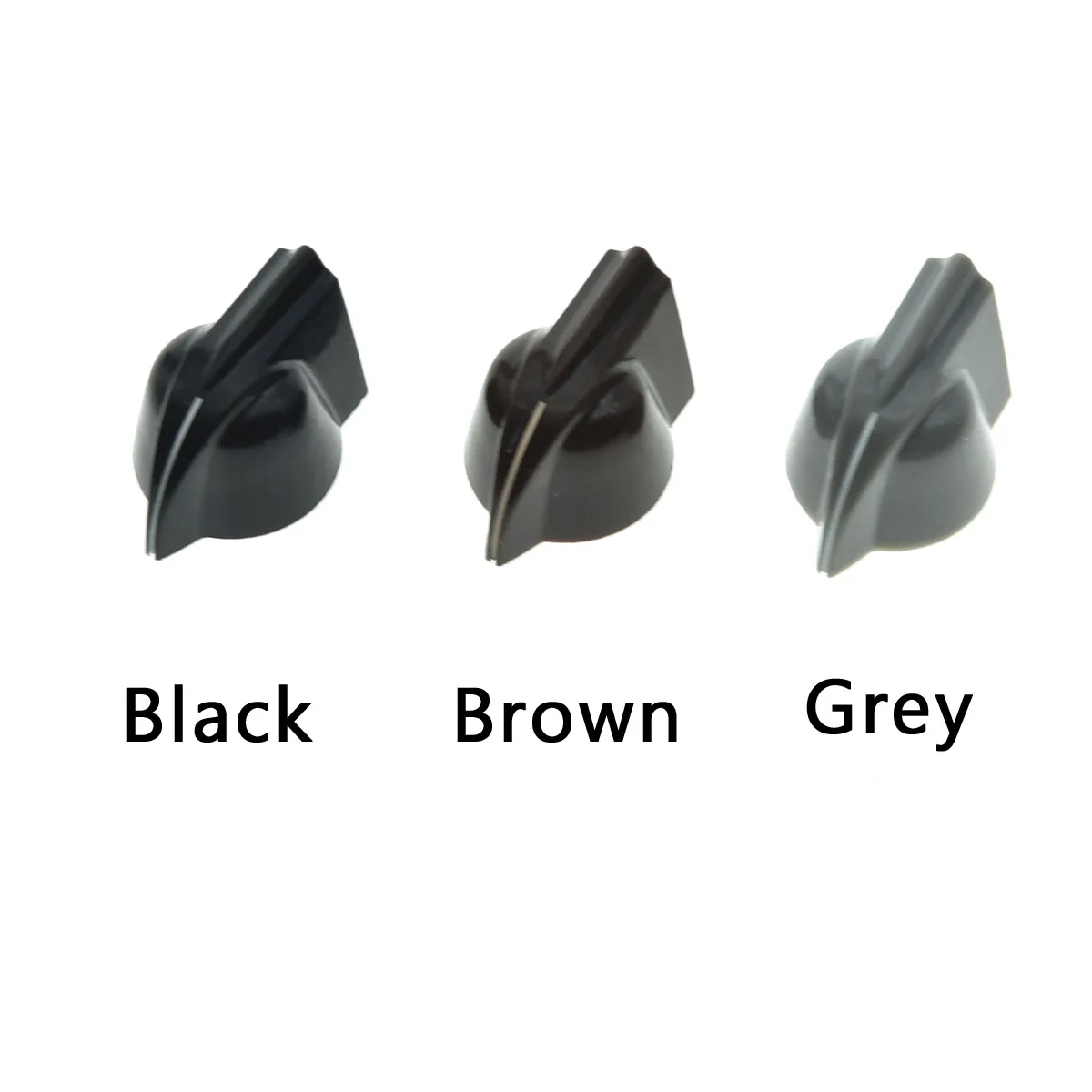 KAISH 1/4" Vintage Raised Mini Chicken Head Knobs Small Size Guitar Bass Potentiometer Knobs Amplifier Knob Chickenhead