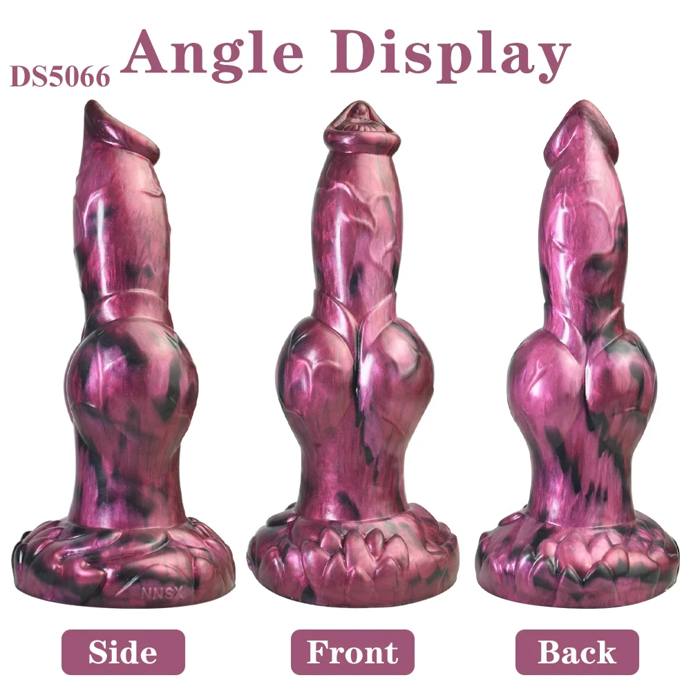 Silicone fantasia lobo dildo 2.95 Polegada de espessura nó butt plug massager da próstata homens brinquedo do sexo anal para as mulheres estimulador vaginal