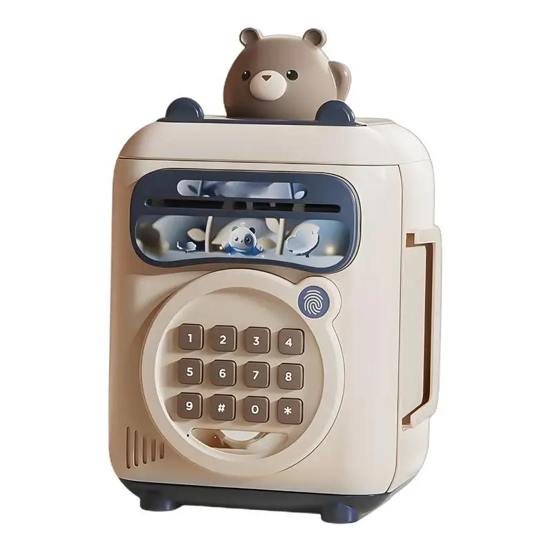 

Коробка для экономии денег с паролем для детей, коробка для экономии денег, электронный мини-Банкомат для мальчиков и девочек, депозит для вывода наличных денег для детей