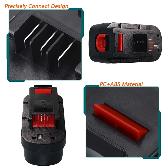 NEW HPB18 18V Rechargeable Tools Battery For Black Decker Hpb18 Fs180 A1718  A18NH BD18PSK EPC18 HP188F2B