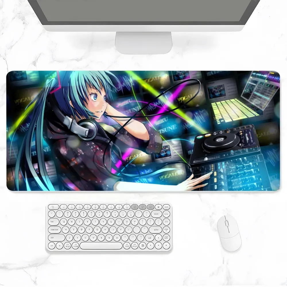 H-Hatsunes ִϸ̼ M-Miku 콺 е, ̸ PC  ׼,  Ʈ XXL ũ Ʈ, Ű ĳ 콺 Ʈ