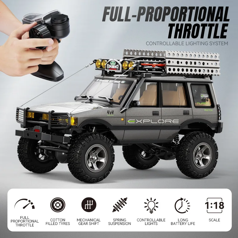 新型精細模型 1:18 Lr1801 実物大RCモデルカー 四輪駆動