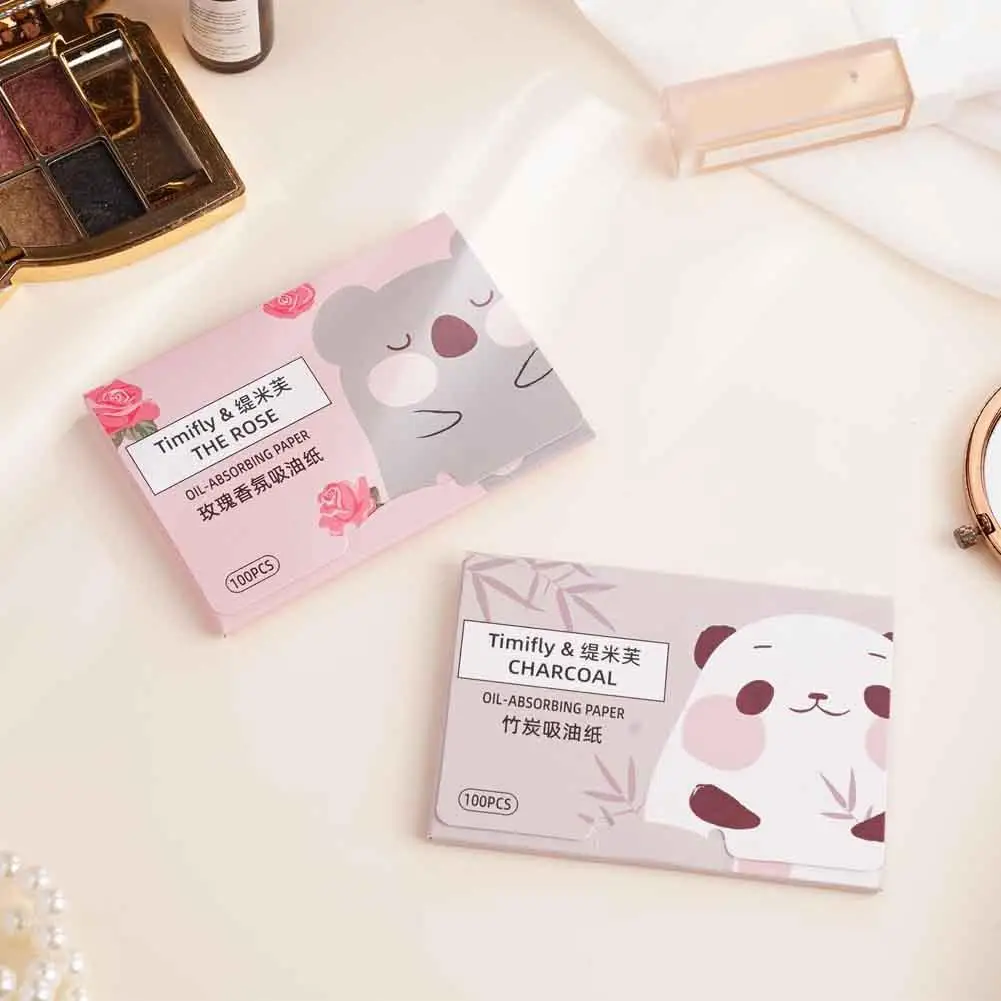 Face Oil Blotting Paper Protable Matting Face Wipes Facial Cleanser Oil Control Oil-absorbing Cleaning Tools 100Pcs face oil absorbing paper