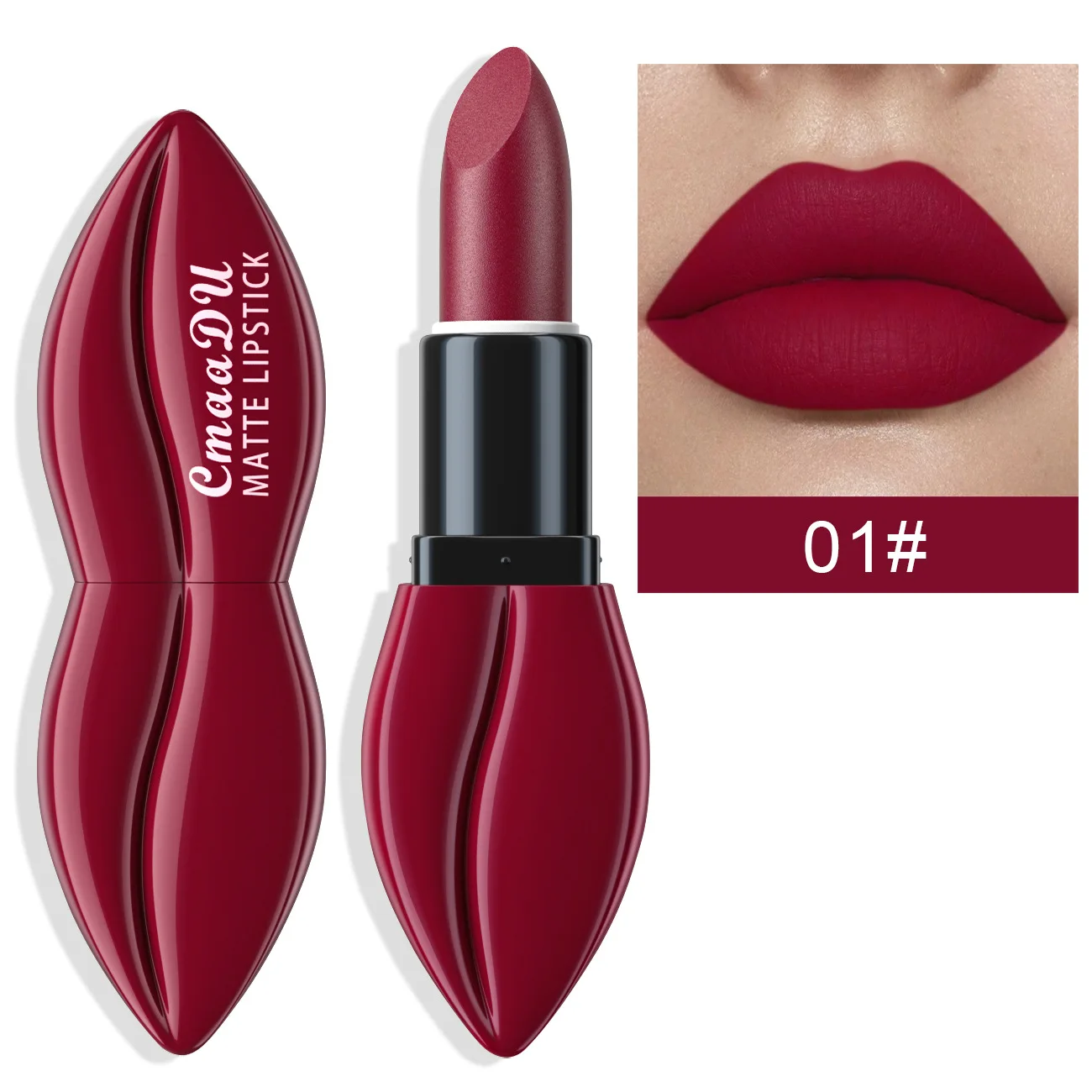 Lipstick 24 Hour Lipstick Long Waterproof Watershed Velvet Lip Gloss Girl and Lady Colored Lip