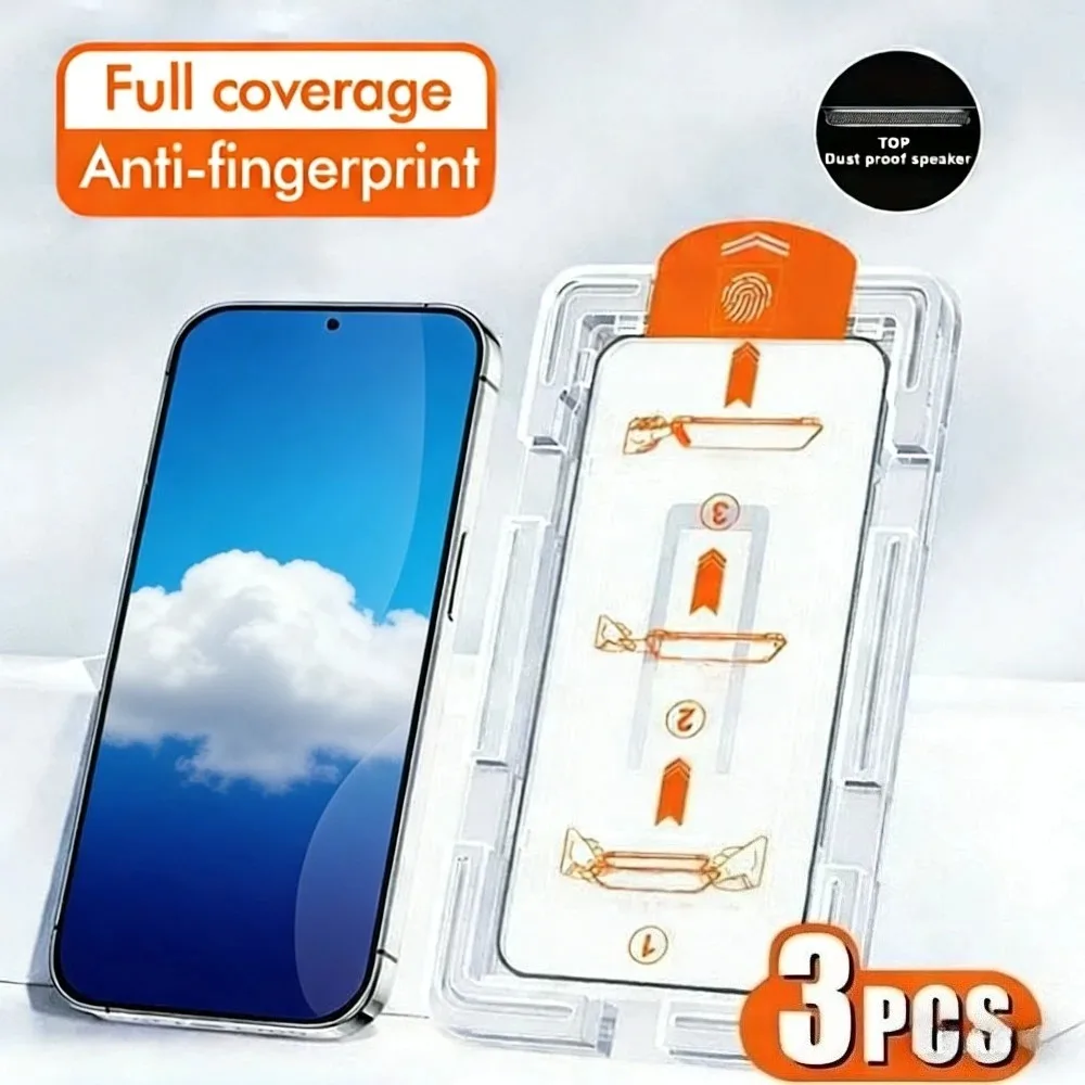 Protecteur d'écran complet en verre, 3 pièces, pour Samsung Galaxy S26 S25 S24 Ultra S24 S25 FE S23 S22 S21 Plus, Installation en un clic
