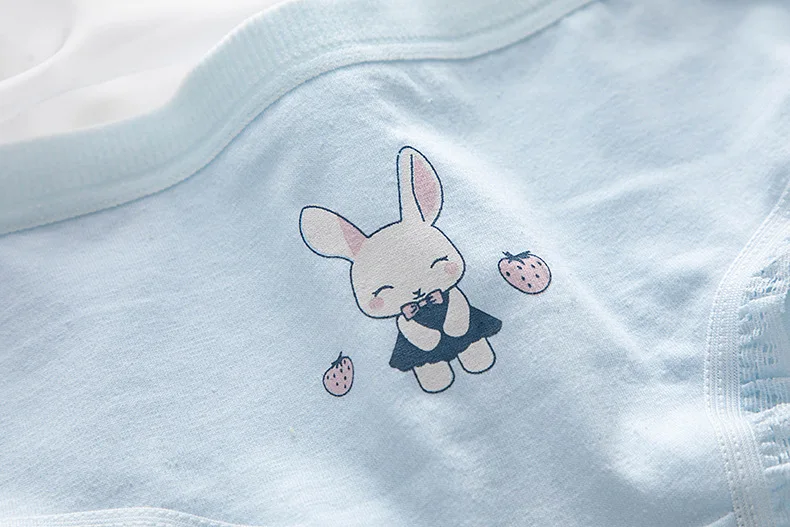 Cotton Strawberry Cute Rabbit Women's Panties Image 13