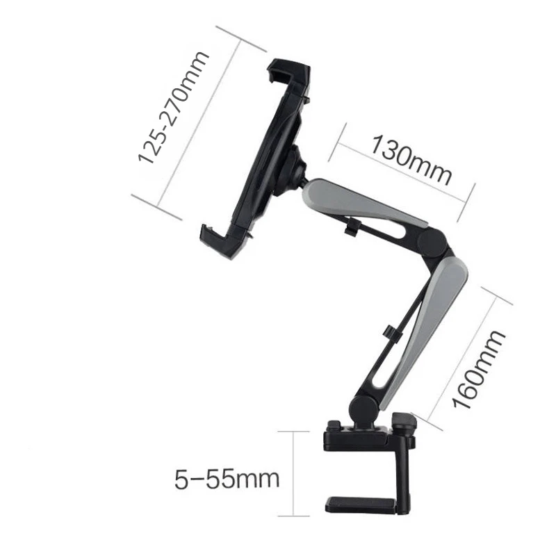 Liga de Alumínio Ajustável Titular Monitor Portátil Desktop Clamp Mount Stand Suporte para 1217 Tela do Computador - Imagem 6