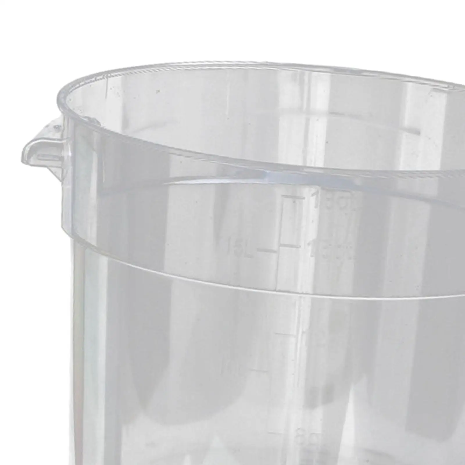 Transparent Car Wash Bucket Water Storage Bucket Household Sturdy Multipurpose