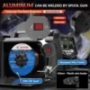 200A MIG Welder 7 in 1 Gas MIG/MAG/Gasless Flux Core MIG/Lift TIG/Stick/Spot Welding/Spool Gun Multi-Process Aluminum Mig 3