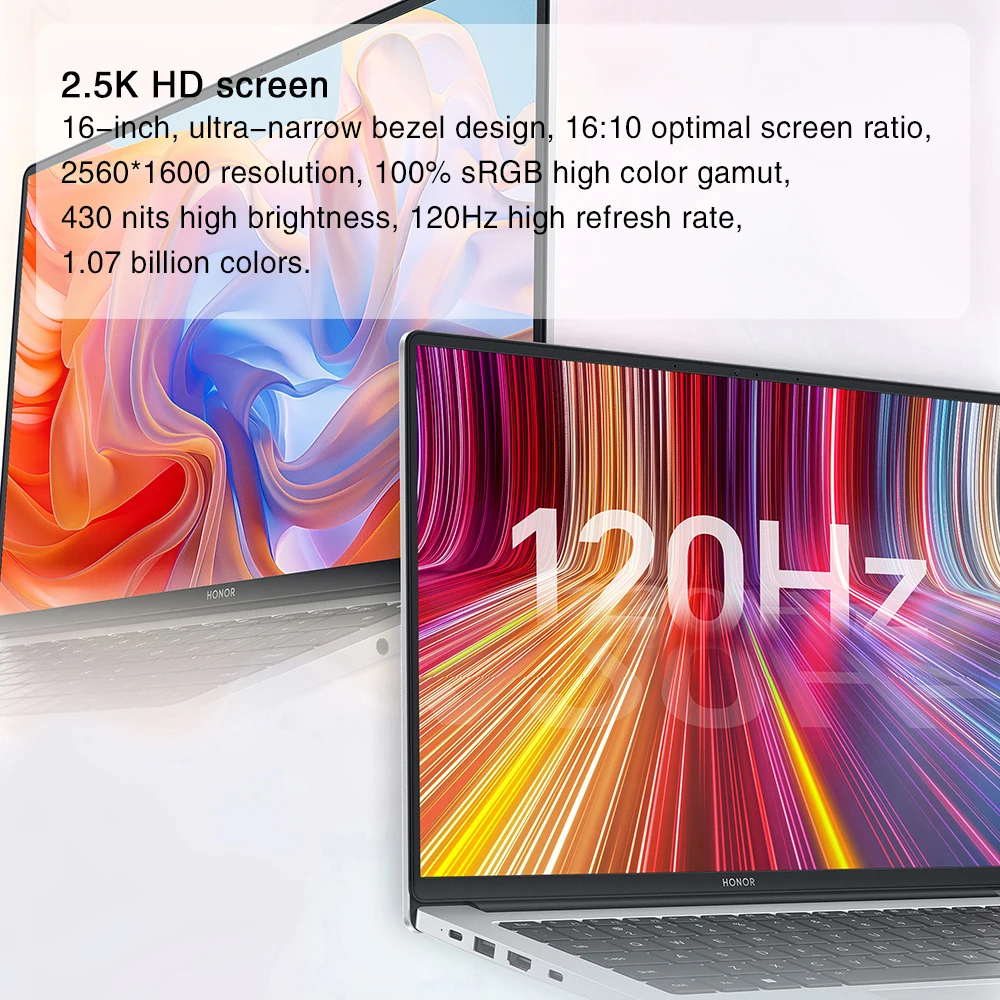 HONOR MagicBook X16 Plus 2024 Laptop AMD Ryzen R7 8845HS 16GB 32GB 512GB 1TB 16" Inch 2.5K 120Hz Notebook Ultrabook Computer PC 2