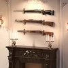 Wall-Mounted Shotgun Storage Display Rack Wooden Toy Sturdy Solid Wood Organizer Wall Home Gun Bow and Arrow Hanger Two Pack 3