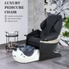 Modern Luxury Beauty Nail Salon Electric Pipeless Whirlpool Foot Spa Full Body European Touch Massage Manicure Pedicure Chair 1