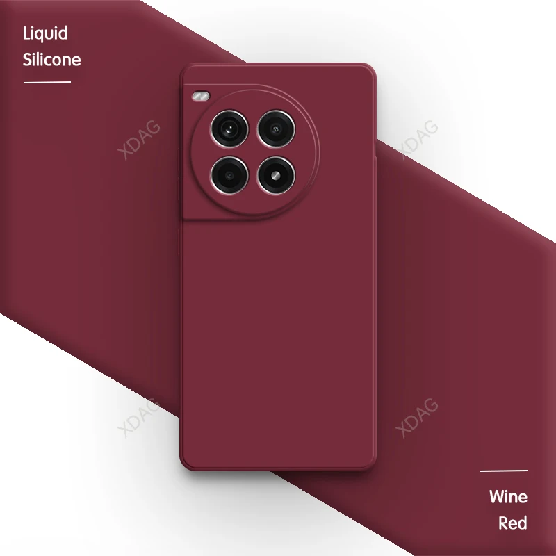 Elegant Liquid Silicone Phone Case - Soft, Classic Square Design