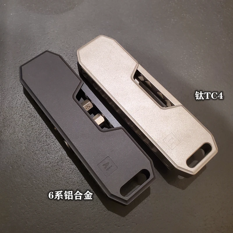 

1PC EDC Tool Aluminum alloy Screwdriver Portable Equipment Outdoor Camping Multi-Function Adapter Pocket Tool