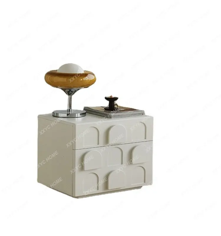 

Mid-Ancient Style Multi-Functional Combination Locker Modern Simple Small Apartment Sideboard Cabinet Nordic White PaintStorage