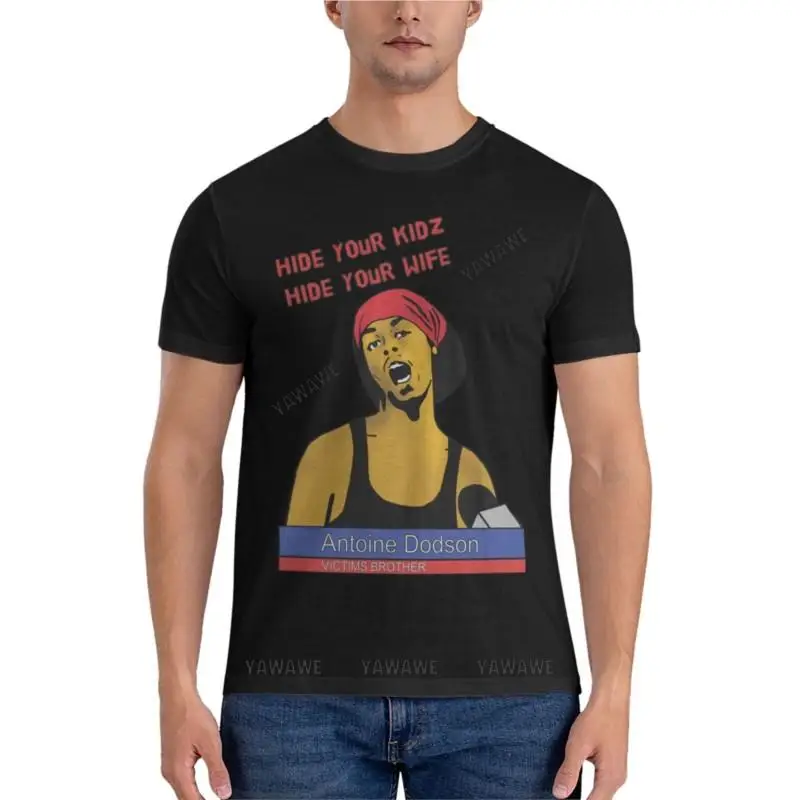 

Футболка мужская летняя с надписью «спрятать ваших детей»