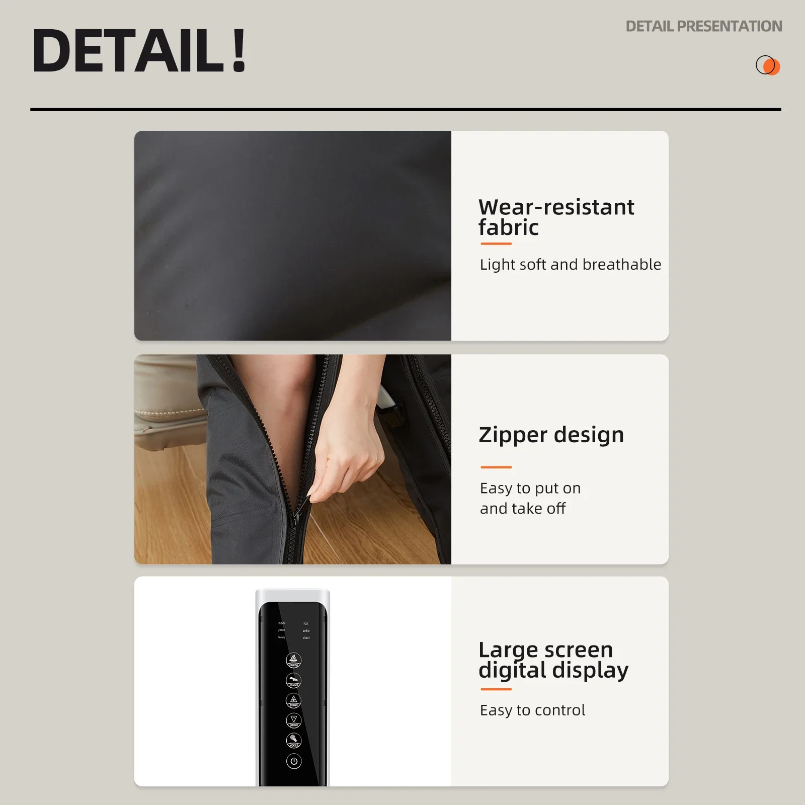Air Wave Leg Massager for Relaxation and Blood Circulation