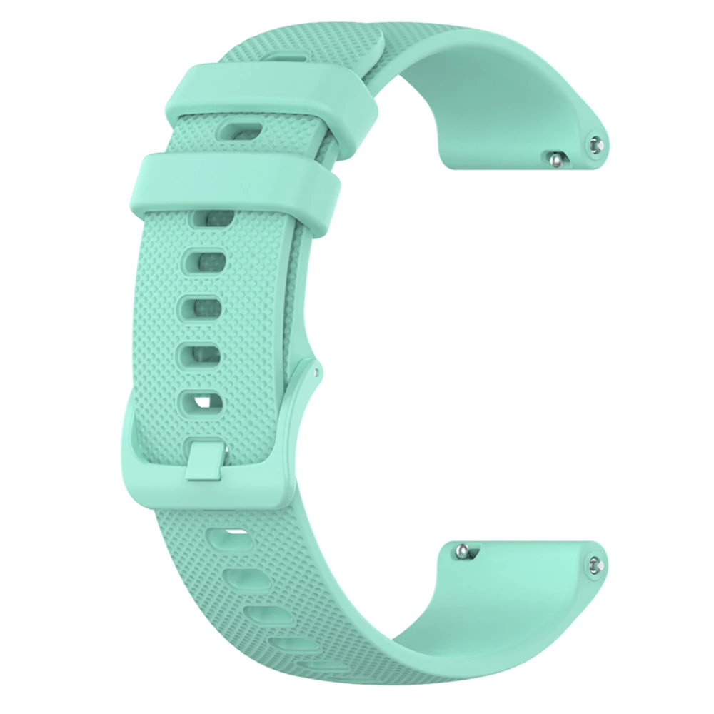 Versatile 22mm Silicone Sports Watch Band - Soft, Durable Replacement Strap for Fitness and Lifestyle