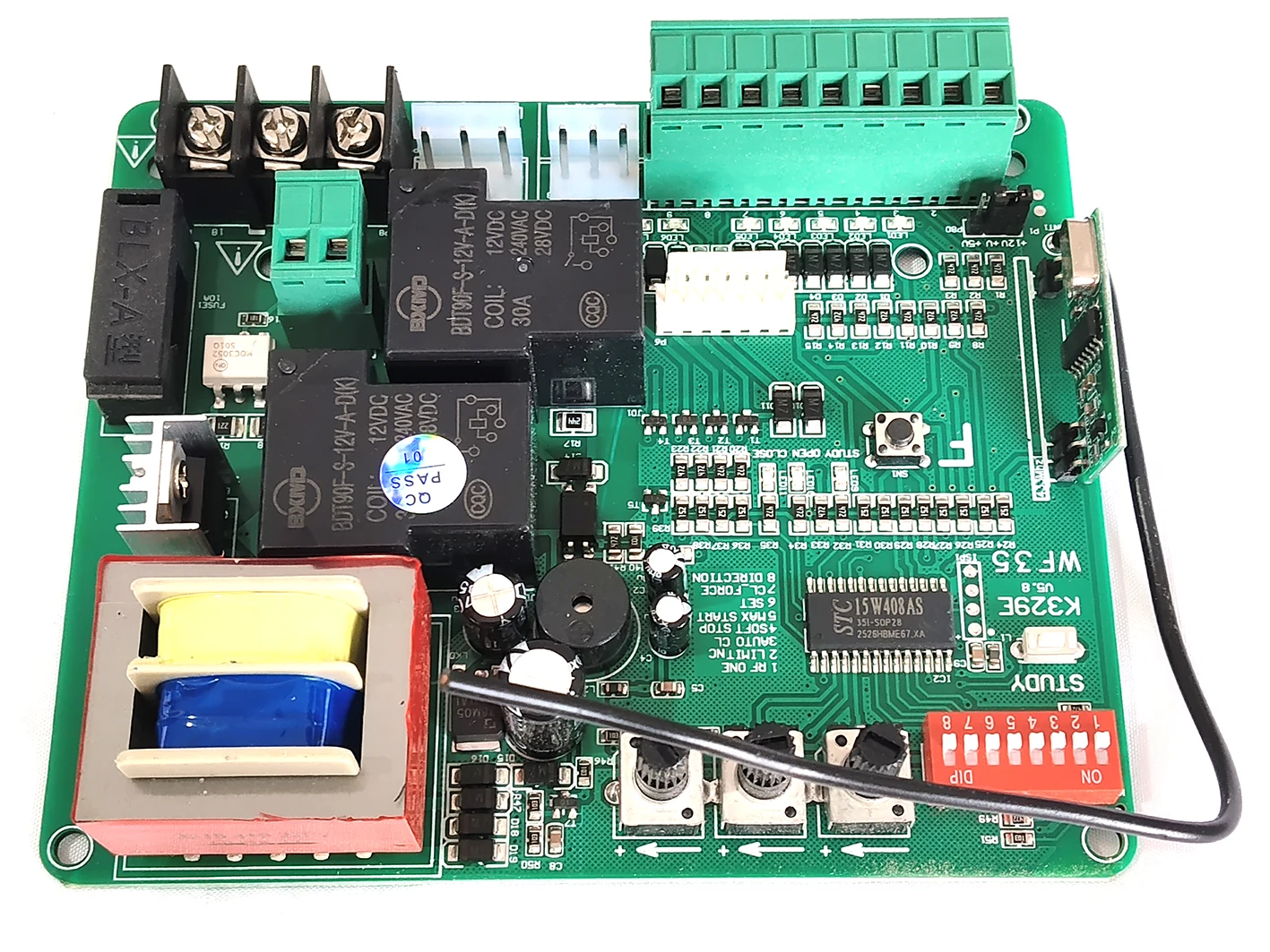 220VAC Wifi 소프트 스타트 NO 슬라이딩 게이트 오프너 모터 회로 기판 카드 컨트롤러 PCB 마더보드 플레이트
