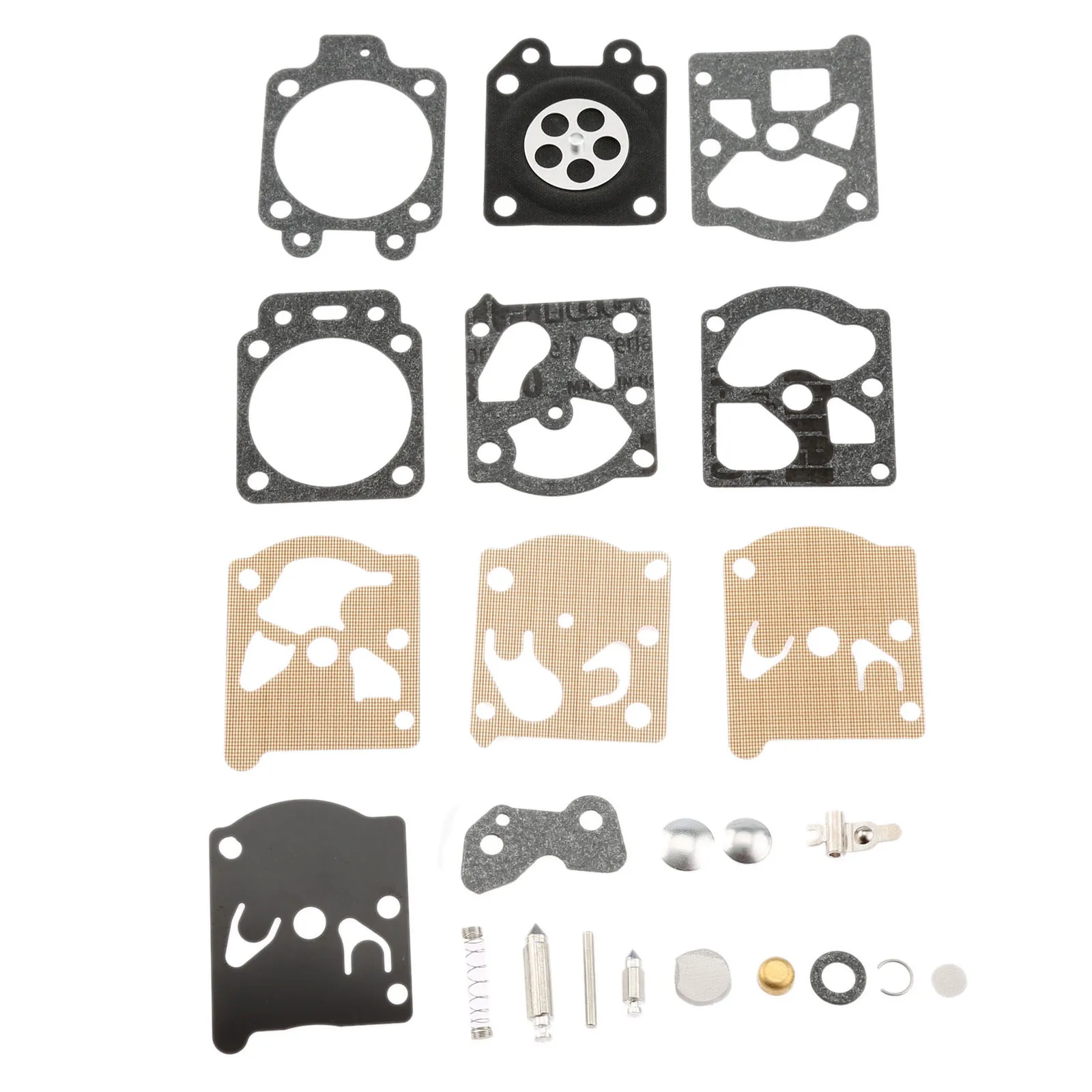DRELD Carburetor Repair Kit Chainsaw Trimmer Parts Carb Rebuild Tool Gasket Set for Walbro K20-WAT WA /WT STIHL HS72 HS74 HS76