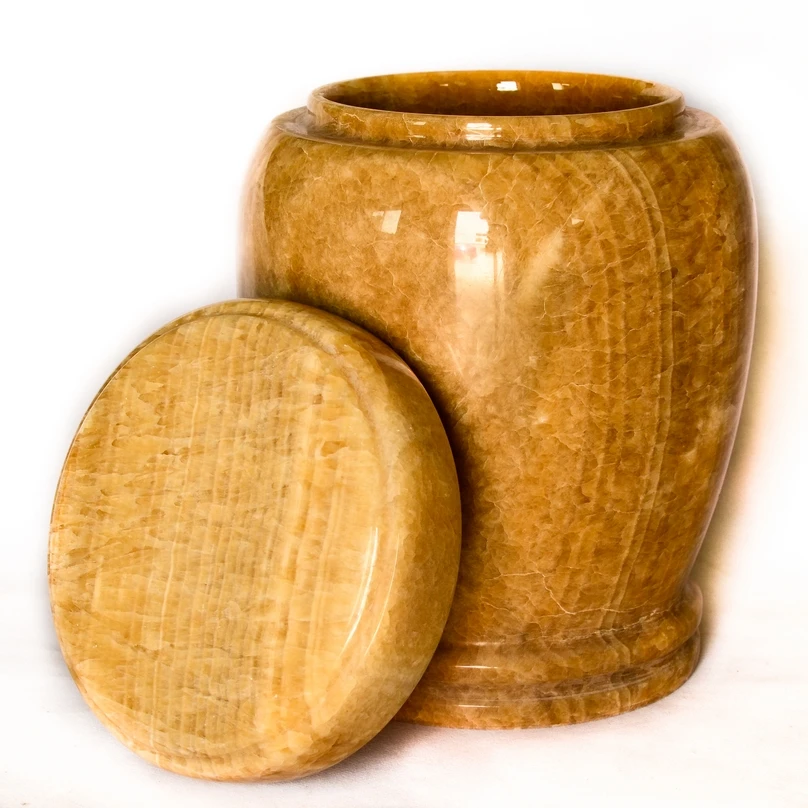 Cultural Cremation Marble Urn Funeral Accessories