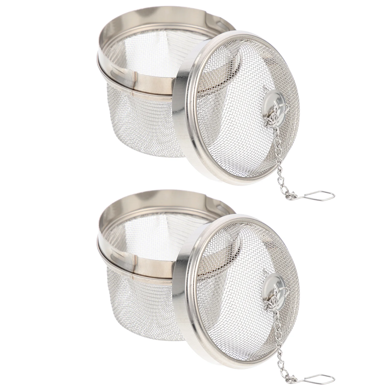 Tea Strainer Tea Filter 2 Pcs Jewelery Cleaner Rack Seasoning Balls Jewelry Watch Cleaning Basket Stainless Steel Tea Strainer