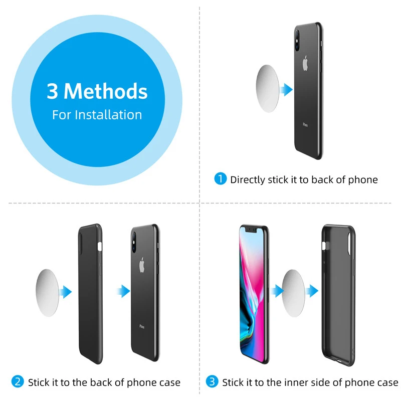 Universal 360° Rotating Magnetic Car Vent Phone Holder