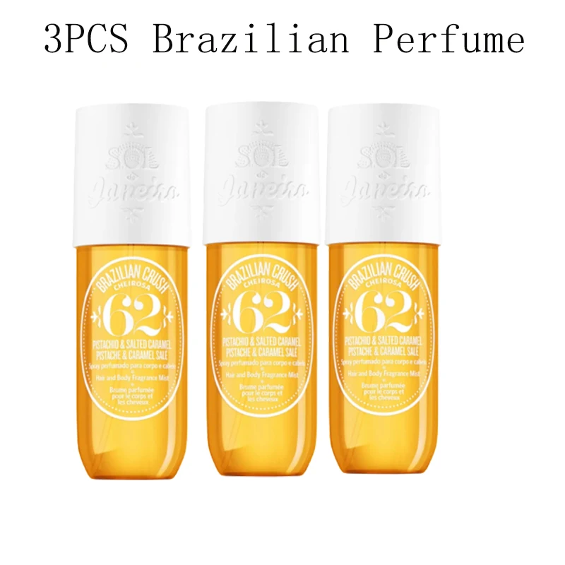 3pcs Sol de Janeiro Brazilian Crush Perfume Liquid Portable