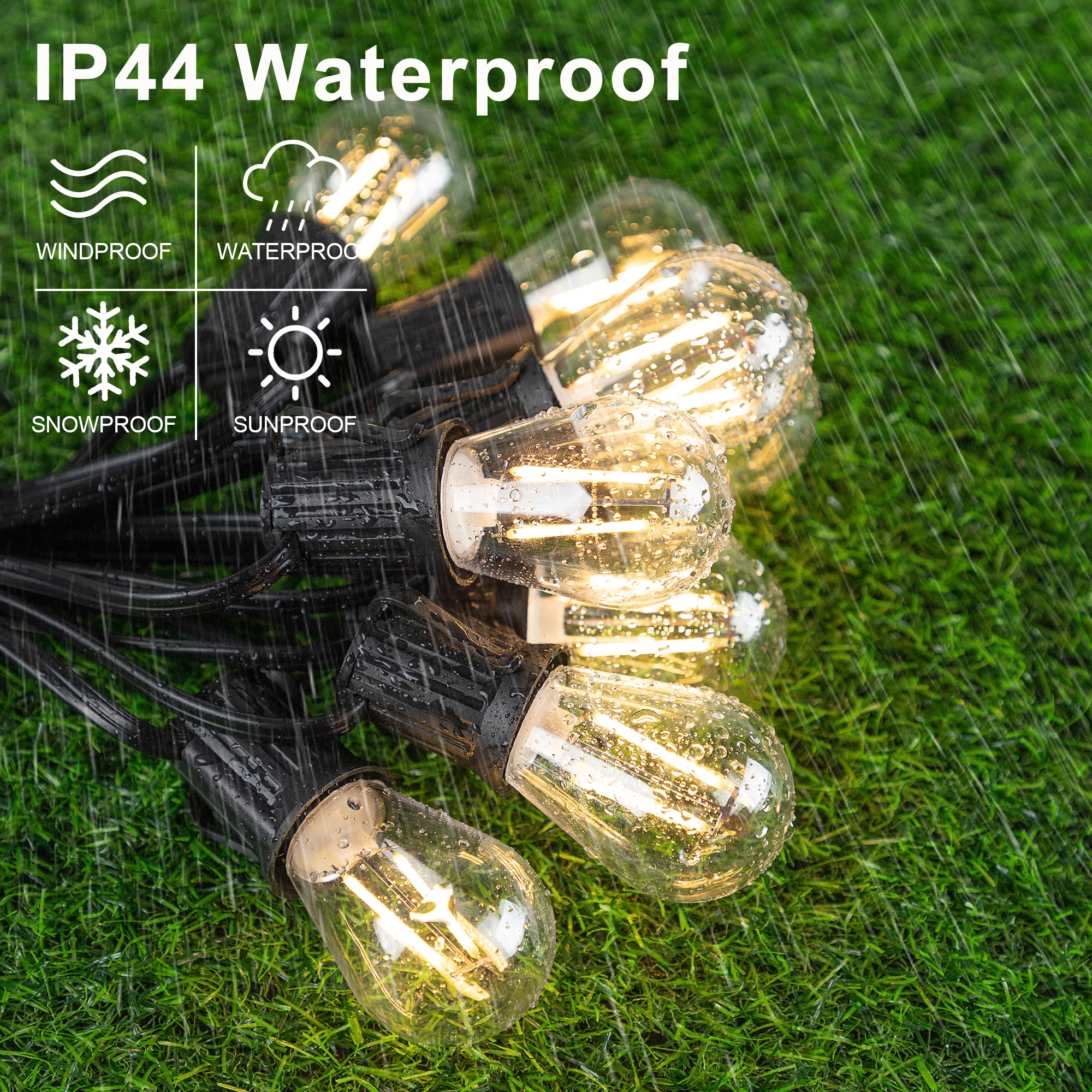 Installation guirlande lumineuse extérieure