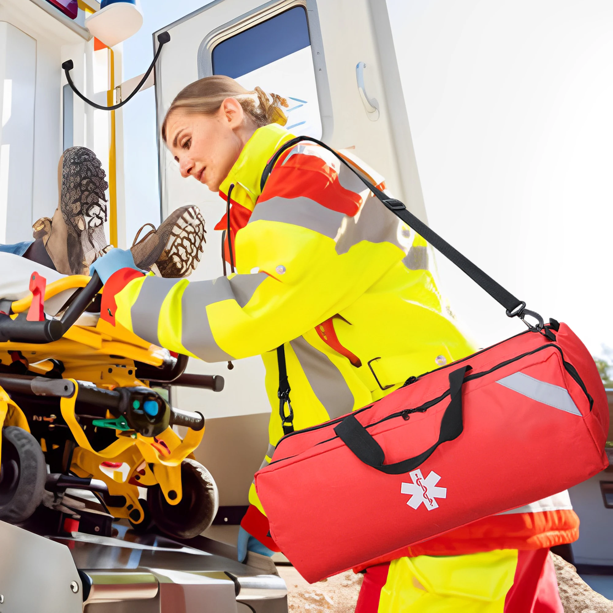 Outdoor Tactical Medical First Aid Kits Lifesaving Storage Bag Empty Hunting Camping Kit First Bag Portable Multi-Function Bag