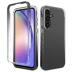 Thick Candy Color Transparent Shockproof Dual Layer Case - Galaxy A05 (GRAY)