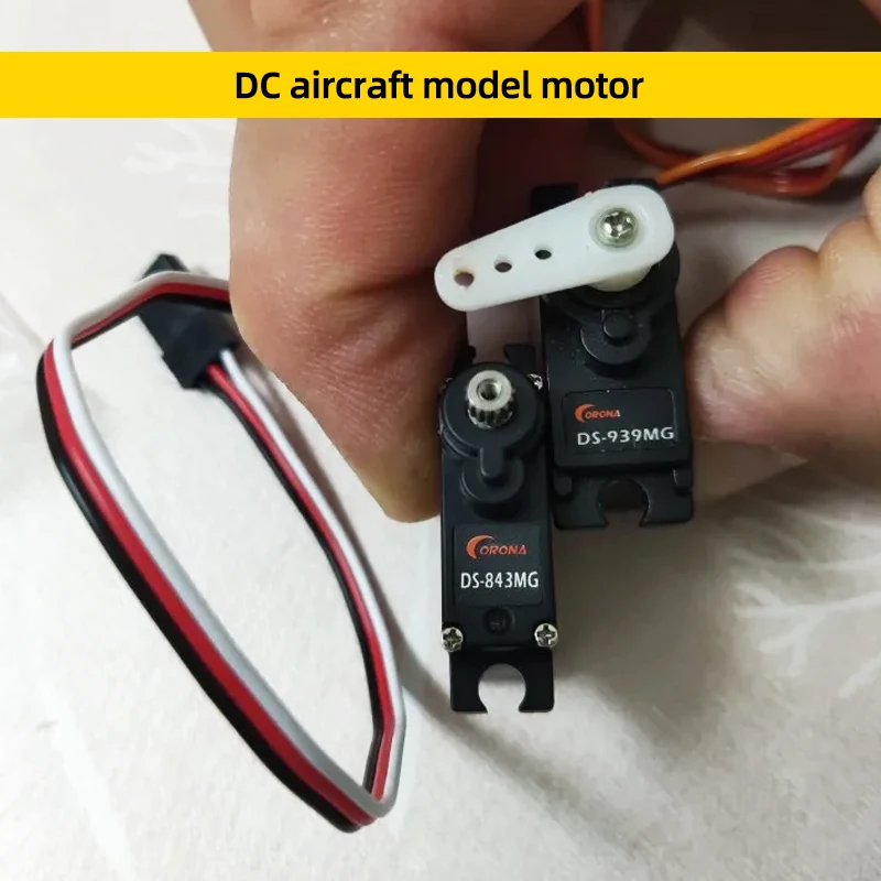 1/2/4PCS Corona DS843MG Digital Servo High Torque Metal Gear 4.8kg/0.10sec/8.5g For RC Control Airplane Helicopter Car Robot 5