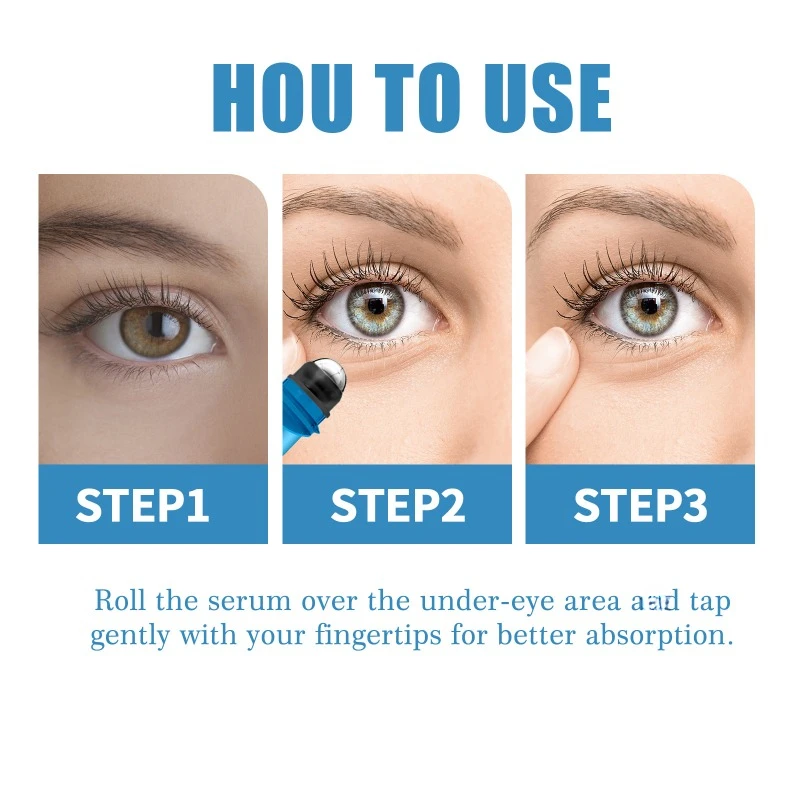 Eye Massager Roller Liquid Relieve Dry Eyes Anti-Fatigue Enhanced Vision Improve Myopia Treatment Blurred Eyesight Roll on