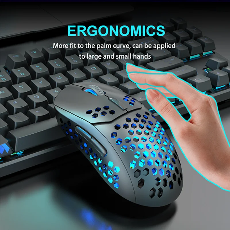 Mouse Wireless Con Design A Nido D'Ape Computer Ergonomico Silenzioso Bluetooth Ricaricabile Per Tablet Macbook Air Laptop Pc Gaming Office