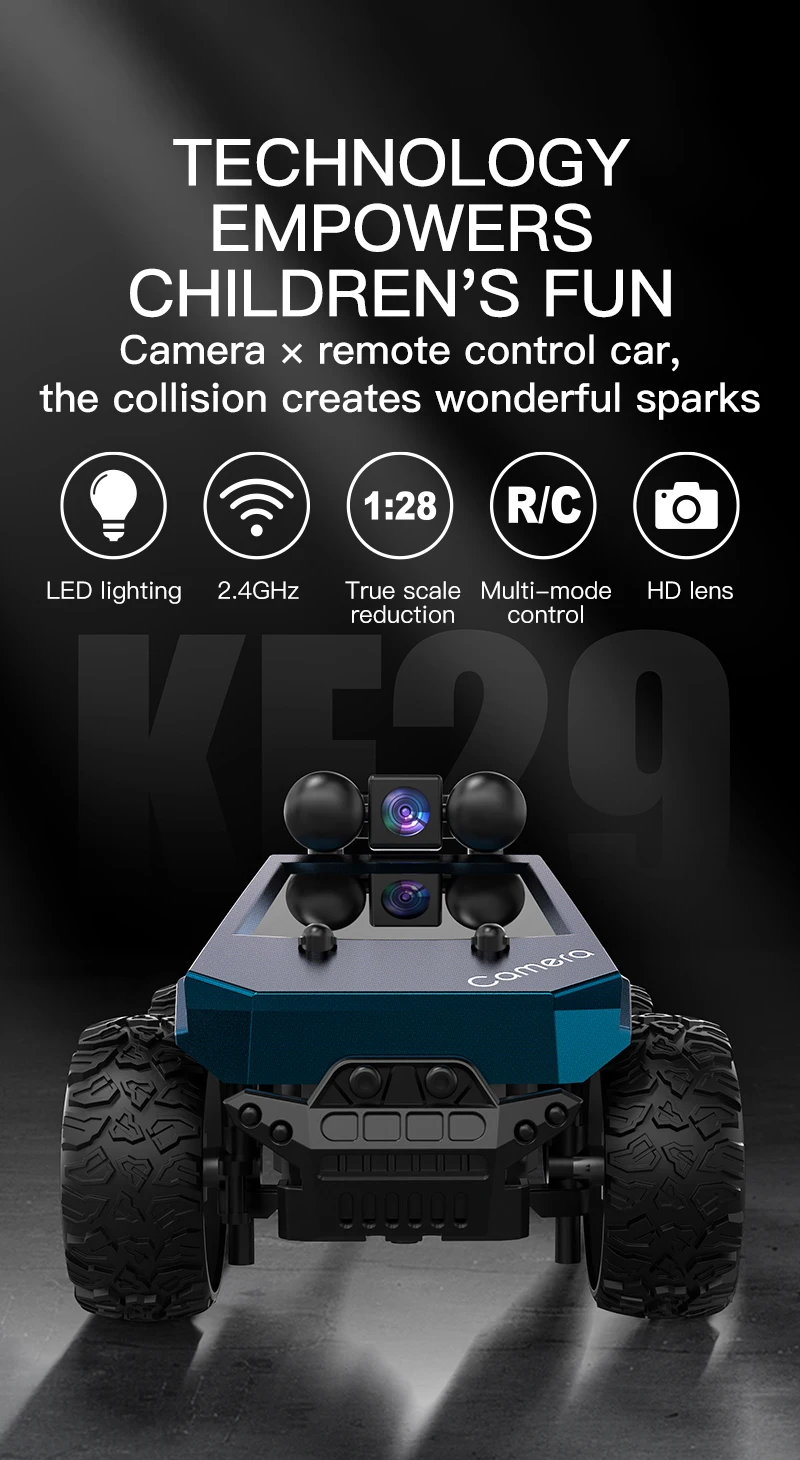 Rc Stunt Car With Hd Fpv Camera And App Control For Kids & Adults_voghion.com