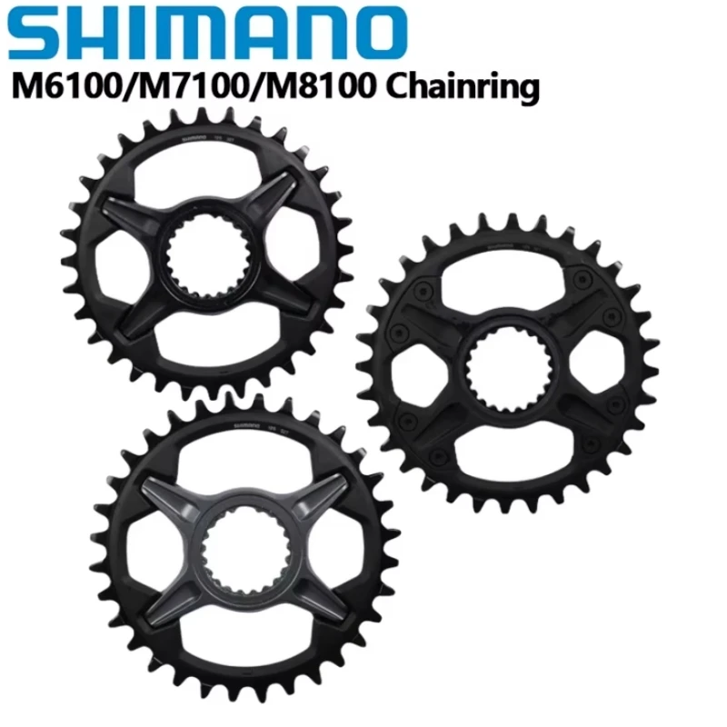 Bike Chainring Bike Crankset Bicycle Parts Shimano CRM75 Chainring For SLX M6100 M7100 M8100 12 Speed Bike Bicycle Parts Gear Crankset 30T 32T 34T SM-CRM75 Crown 12s Bike