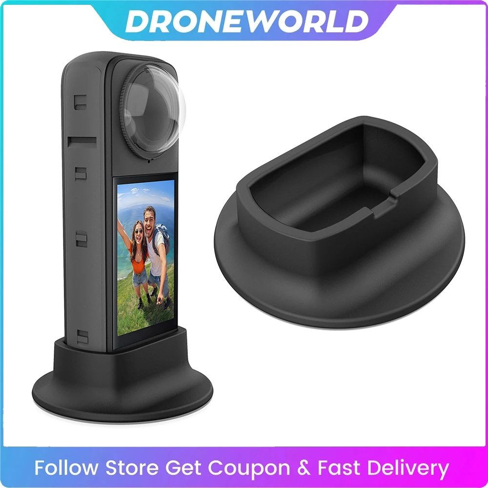 Copriobiettivo In Silicone Per Insta360 X4 Con Base Antiscivolo - Proteggi La Tua Action Cam