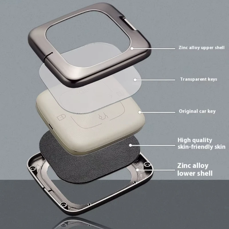 For Zeekr 001 009 7X 007 2025 Car Key Case Cover Zeekr 001 X Car Keychain Protective Shell key case key case cover car key shell car key chain
